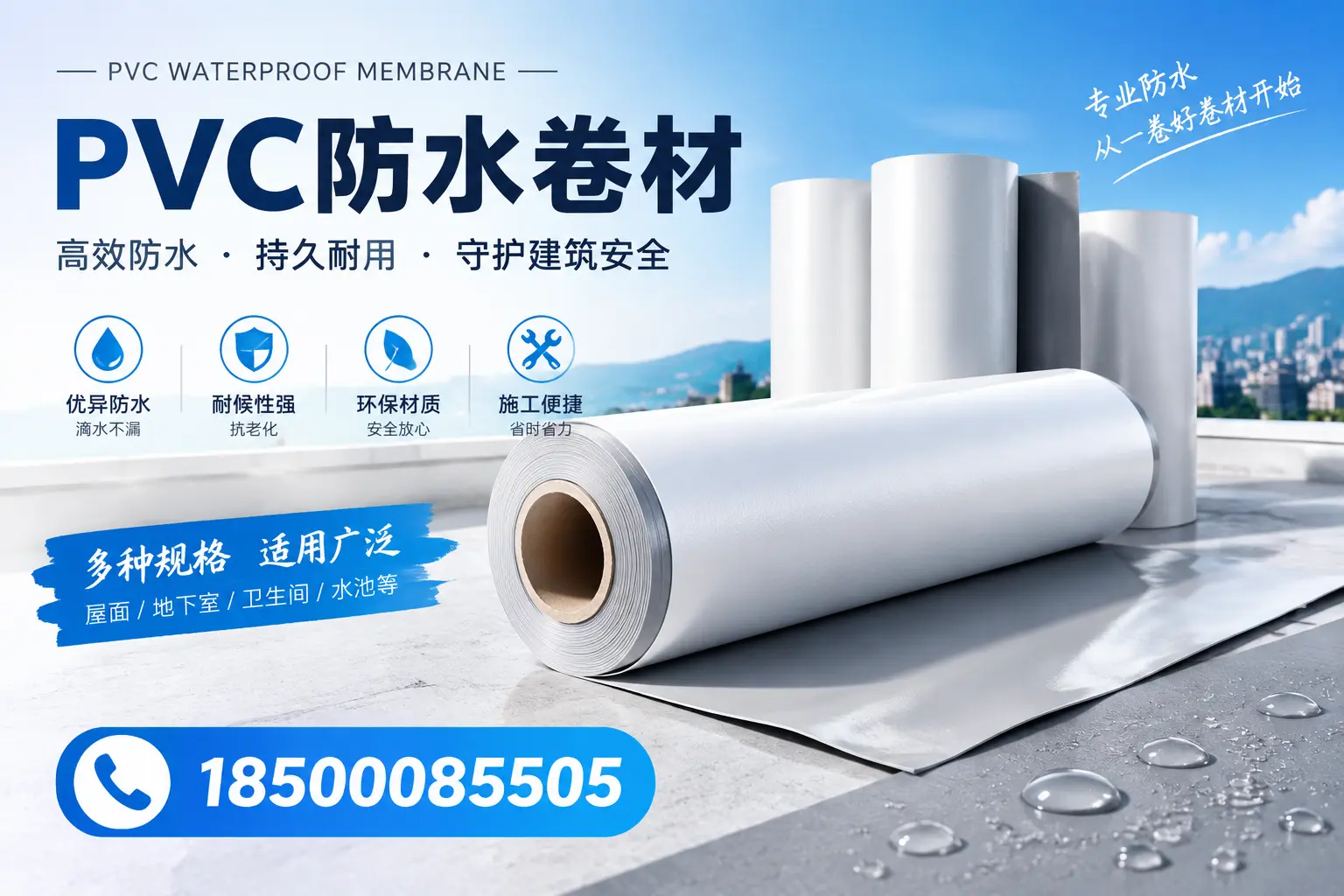 如何选择适合的PVC防水卷材？专家为您解答日照的需求